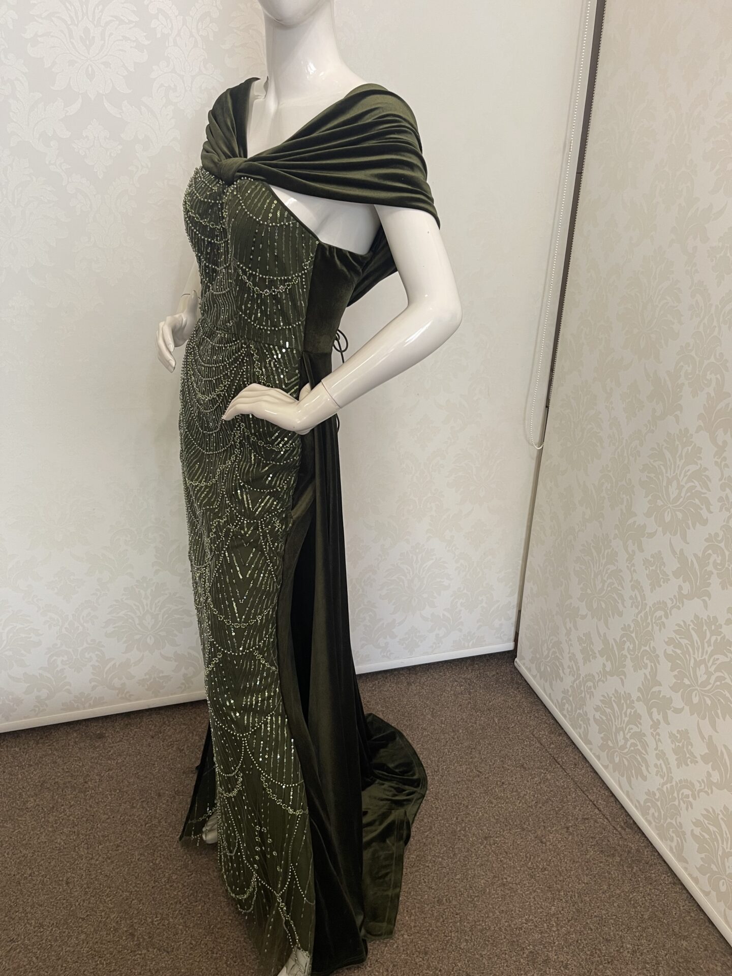 Suknia wieczorowa Olive Royale - obrazek 3